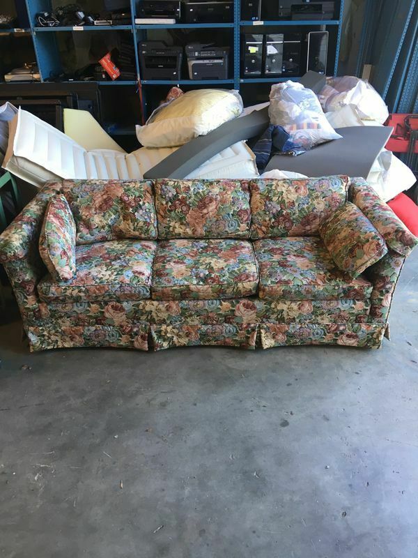 Couch Floral Print Great Shape - LOCAL PICKUP ONLY