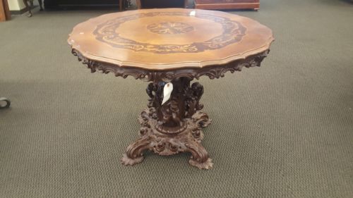 Ornate Antique Round Table