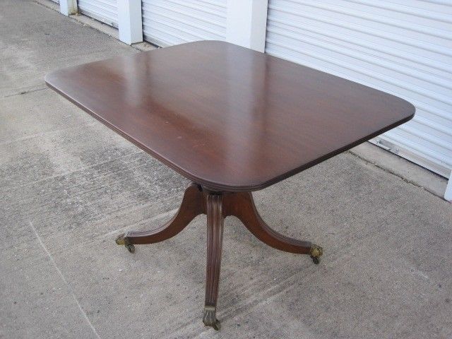 ANTIQUE GEORGE III REGENCY BREAKFAST TABLE MAHOGANY TILT TOP 19TH C ENGLISH