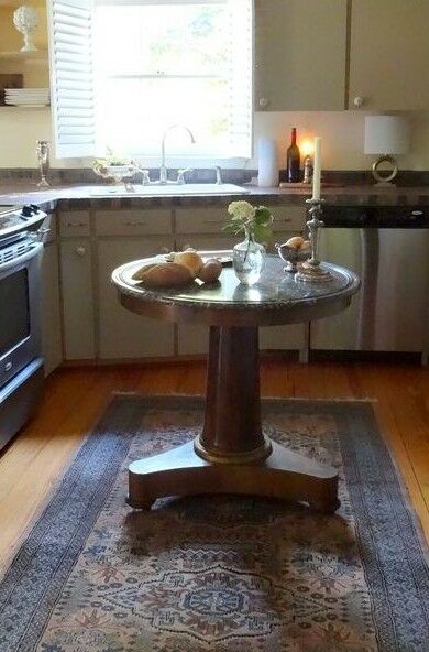 BEAUTIFUL PERIOD FRENCH EMPIRE GUERIDON/CENTER TABLE WITH MARBLE TOP!!!