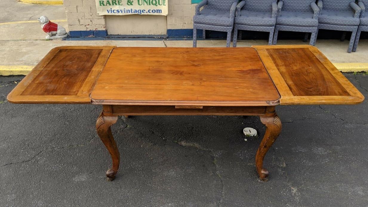 Antique Drawleaf table - French Farm Table