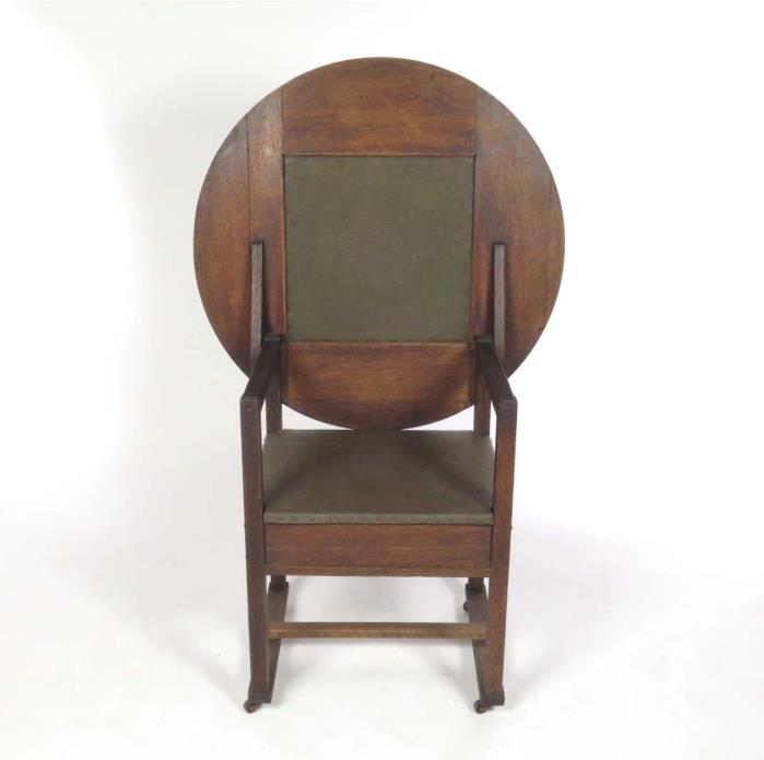 Antique oak hutch table settle tavern chair combo flip tilt top swivel drawers