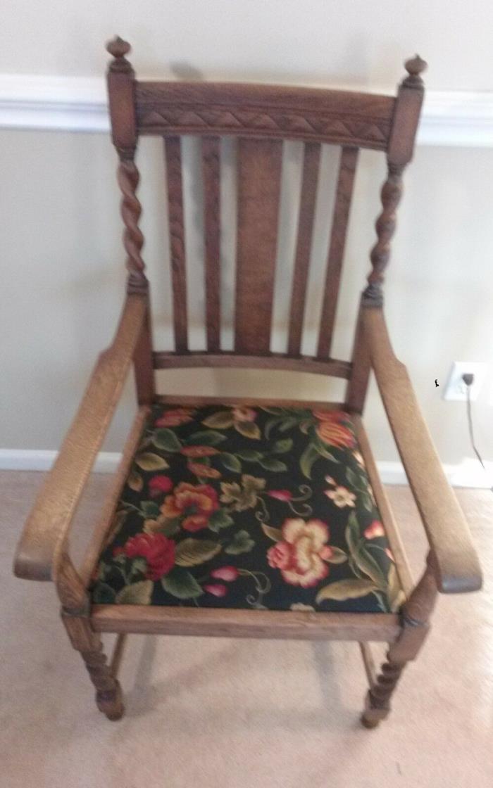 antique oak chairs barley twist 1 with arms and 4 with matching seats