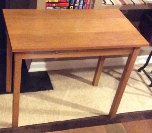 Vintage library desk - Oak - Good condition 32”x18”x26” Tall