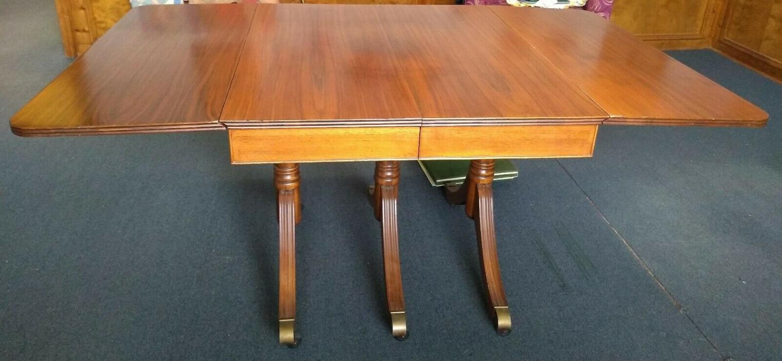 Vintage Duncan Phyfe Style Dropleaf Table with protection pads (Atlanta GA area)