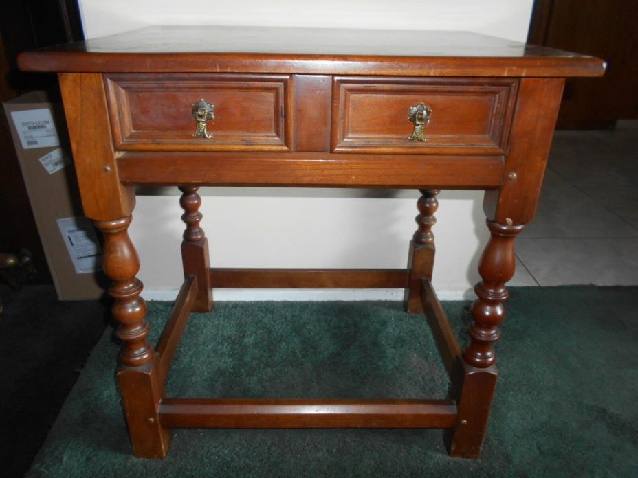 LEOPOLD STICKLEY ORIGINAL AUTHENTIC  END TABLE VINTAGE...CHERRY VALLEY