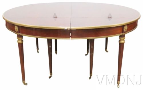 VMD1180-Jansen Brass Mounted Dining Table