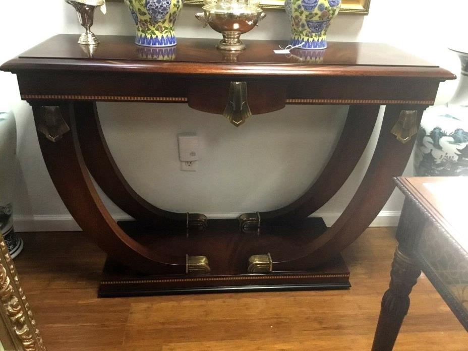 Hand made Deco Style Console With Bronze Mounts