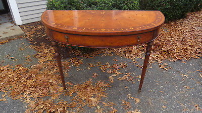 Quality Floral inlay  satin wood  Console Table