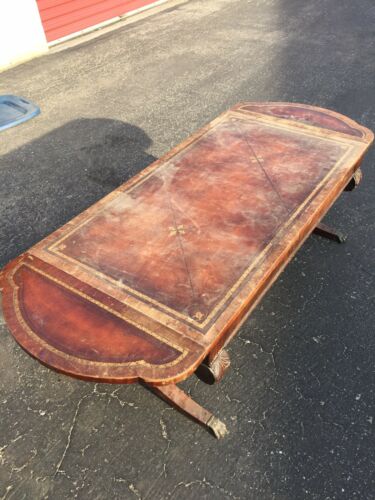 Vintage Coffee Table With Folding Ends