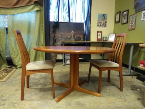 Antique Edvard Valentinsen Teak Dining Table