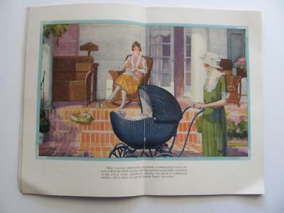 1922 Lloyd Loom Baby Carriage/Furniture Advtg Catalog Illustrated Worlds Mothers