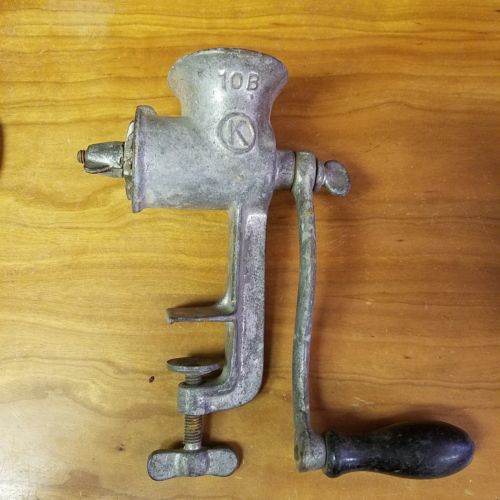 old vintage K 10B meat grinder