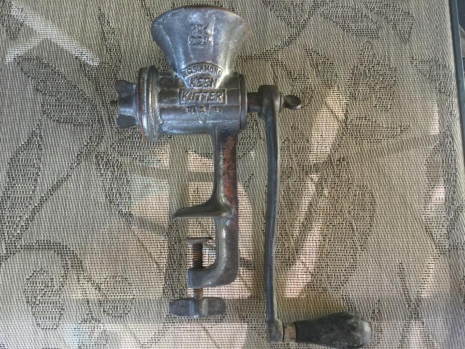 Keen Cutter E.C. Simmons Vintage Cast Iron Meat Grinder