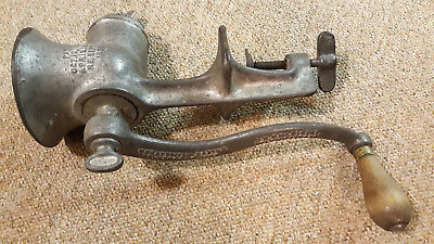 Vintage Meat Grinder Food Chopper Cast Iron Universal No 3 Made In USA antique