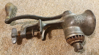 Vintage Meat Grinder Food Chopper Cast Iron Universal No 2 Made In USA antique