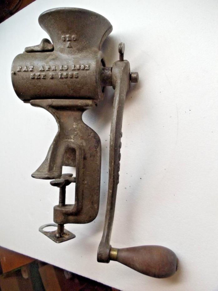 ANTIQUE PS&W 610 A MEAT GRINDER-PAT. APR.19,1892 & SEPT.3,1895           1010-17