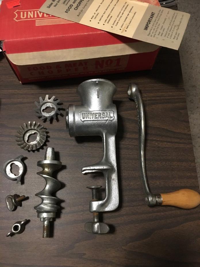 Universal 1 Meat Grinder - NEVER ASSEMBLED!! - GREAT CONDITION WITH BOX!!