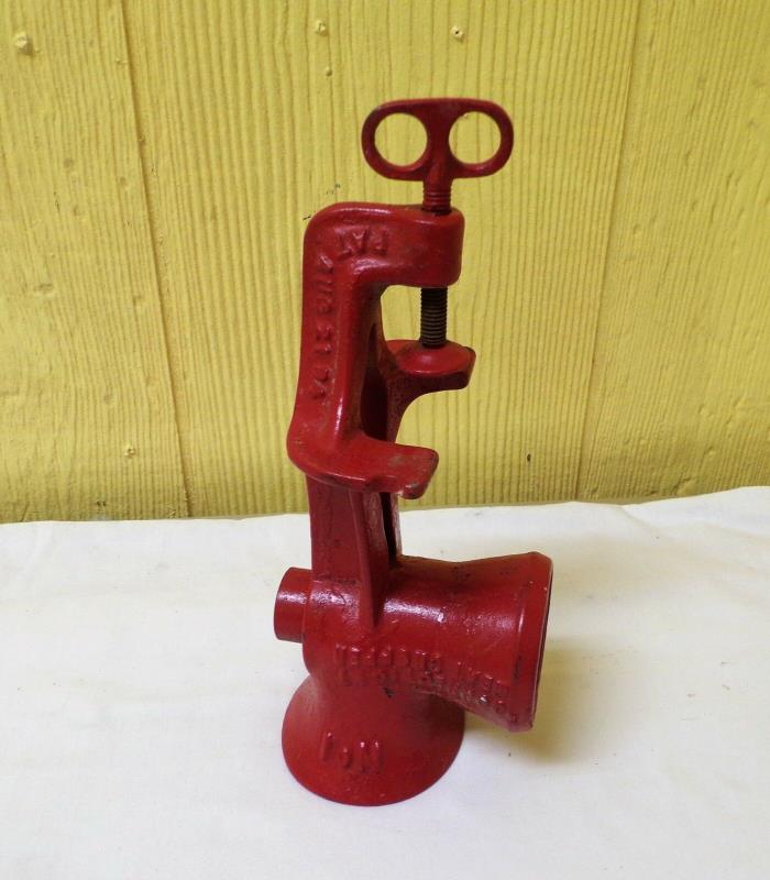 Vtg Cast Iron Connecticut Food Chopper Meat Grinder No 1