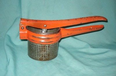 Very Old Antique Potato Ricer for Country Kitchen Display Only