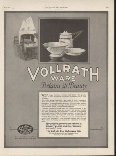 1921 VOLLRATH WARE KITCHEN BEAUTY STRAINER BOWL HEH 10773