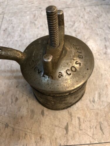 Antique Beef Tea Press Silver & Co Early Kitchen Tool Cast Iron Tin Base Rare