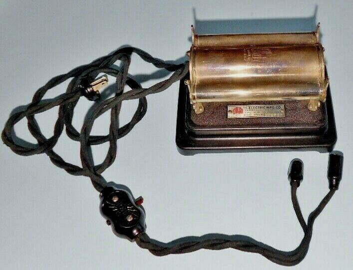 Solar Brand  Antique CURLING IRON HEATER   Vintage