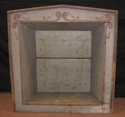 Rare Pa. Paint Decorated Fire Box in 