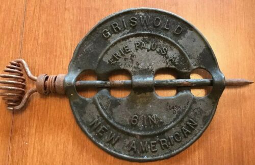 Vtg GRISWOLD Cast Iron New American 6
