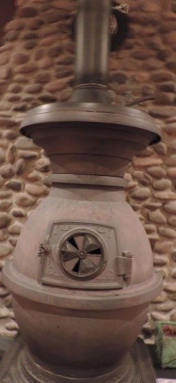 Antique Cast Iron Pot Belly Stove BEAUTIFUL CONDITION