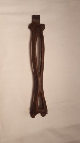 Cast Iron Coal Stove Lid Lifter Hand Tool #525 Antique