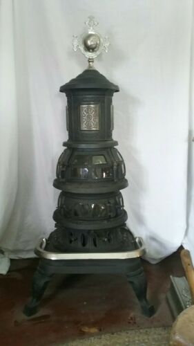 Antique Silver Moon Wood Stove