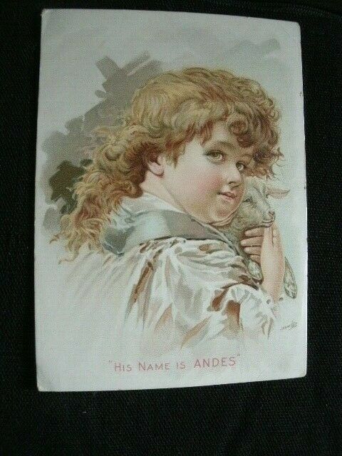 Antique TRADE CARD for ANDES STOVES. Phillips & Clark Stove Co. Geneva,N.Y.