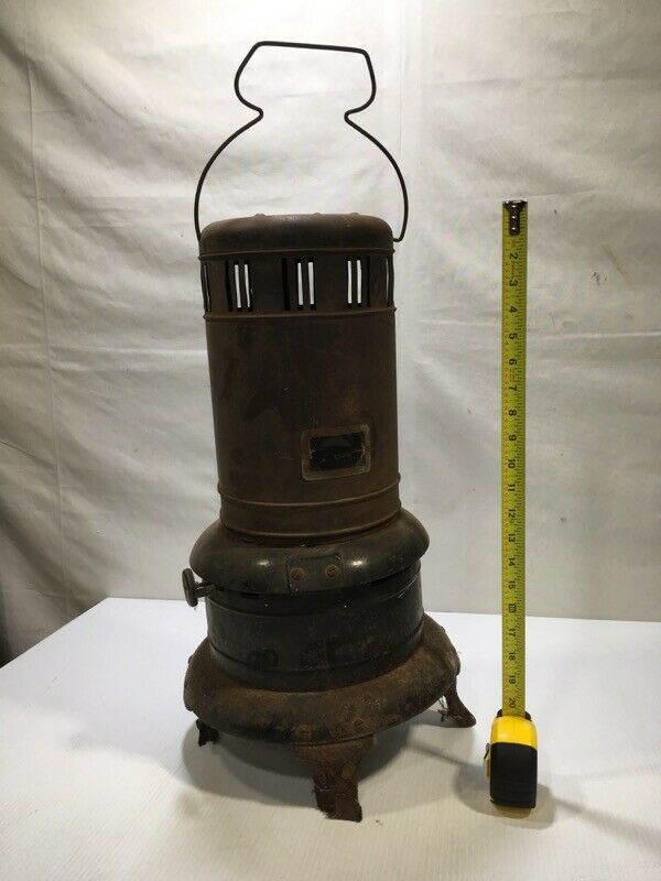 antique heater kerosene portable indoor outdoor parlor cabin oil
