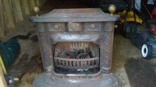 Ben Franklin antique cast iron wood burning stove 1892