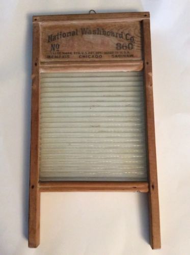 National Washboard Co., Model 860, “The Glass King” Collectible, Vintage