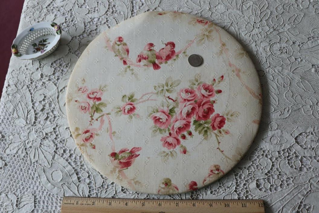 Lovely Antique Pink Roses, Bows & Ribbons Cotton Covered 13