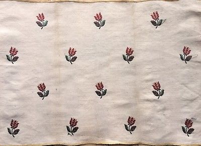 Charming 1940's French Woven Silk Tapestry Fabric  (2468)