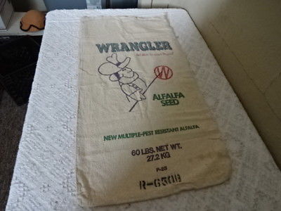Wrangler Alfalfa seed  sack 60pd