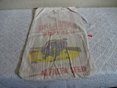 Oklahoma Grown Buffalo Alfalfa Seed sack  50 pd