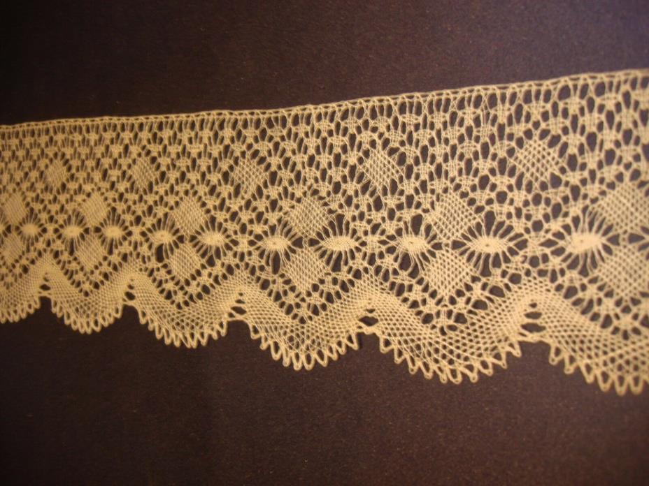 Antique Maltese Lace Trim 2 3/4