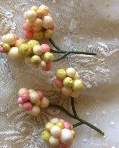Vintage Berries Millinery Floral Hats Decor Doll Fairies Fairy Bears Clothes
