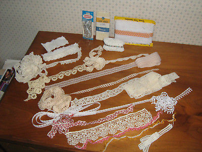 HUGE LOT Sewing TRIMS Various lengths widths colors designs GROUP #4