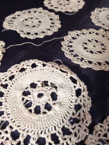 Antique VTG 47 Lot of Crocheted Circles for Projects
