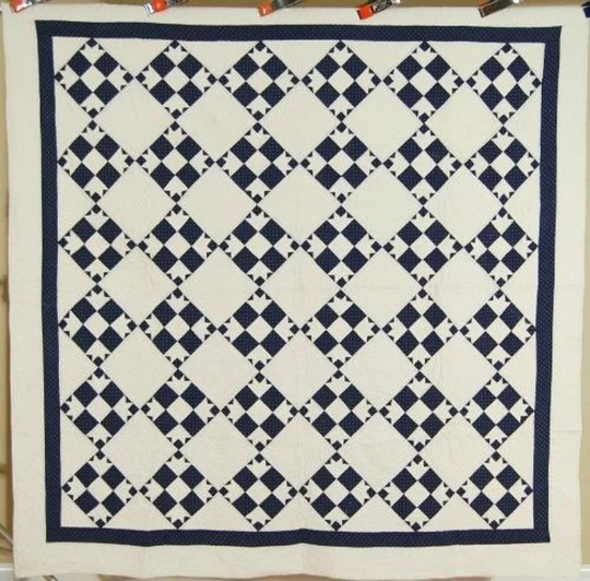 Antique Indigo Blue and White 
