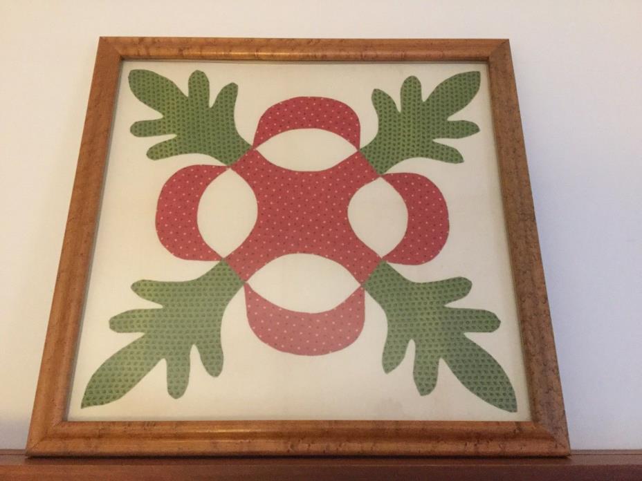 Smithsonian Wall Decor-Oak Leaf Quilt Square.                               *908