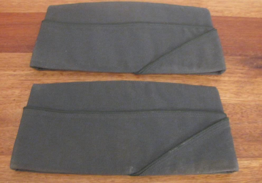 Garrison Cap ( 2 )  -  Size 7 - WWII U.S. - Army Enlisted Mans