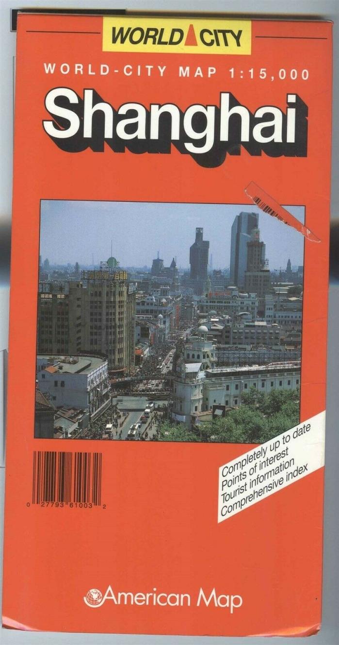American Map Co World City: SHANGHI China - ©1998 - 1:15,000 -