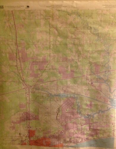 Mississippi Gulfport North 1994 original USGS Topographical chart