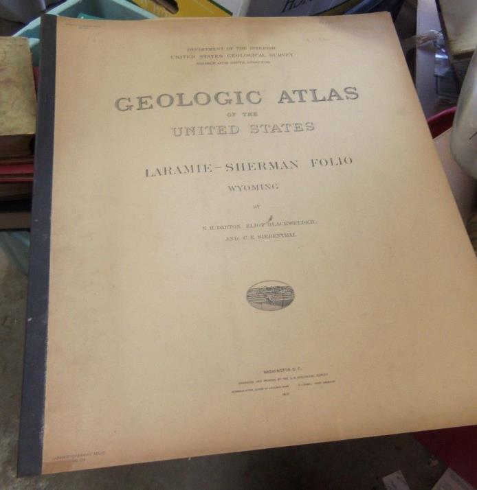 Geologic Atlas of the United States- Laramie-Sherman Folio - Wyoming -1910